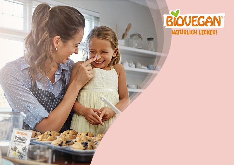 Mit BIOVEGAN ist Backen und Kochen nicht nur lecker, sondern auch nachhaltig.