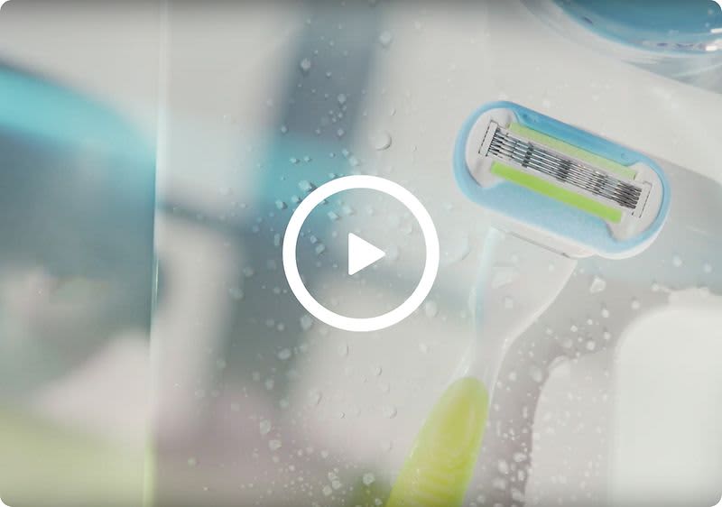 Das YouTube-Video zeigt den Gillette Venus Extra Smooth Rasierer.
