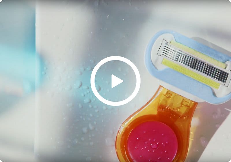 Entdecke im Video alle Features des Gillette Venus Snap Rasierers.