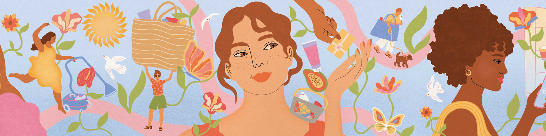 Bunte Illustration von Künstlerin Lemon Fee