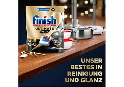 Finish Quantum Ultimate Tabs haben im Vergleich zu anderen Tabs weniger chemische Inhaltsstoffe.