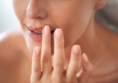 Trockene Lippen