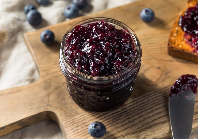 Leckere Heidelbeer-Marmelade
