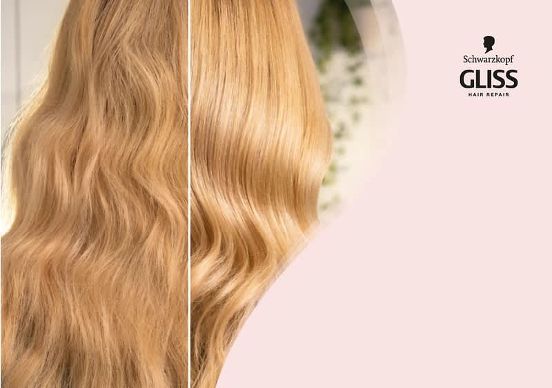 Finde mit dem Gliss Produktfinder die perfekte Haarpflege.