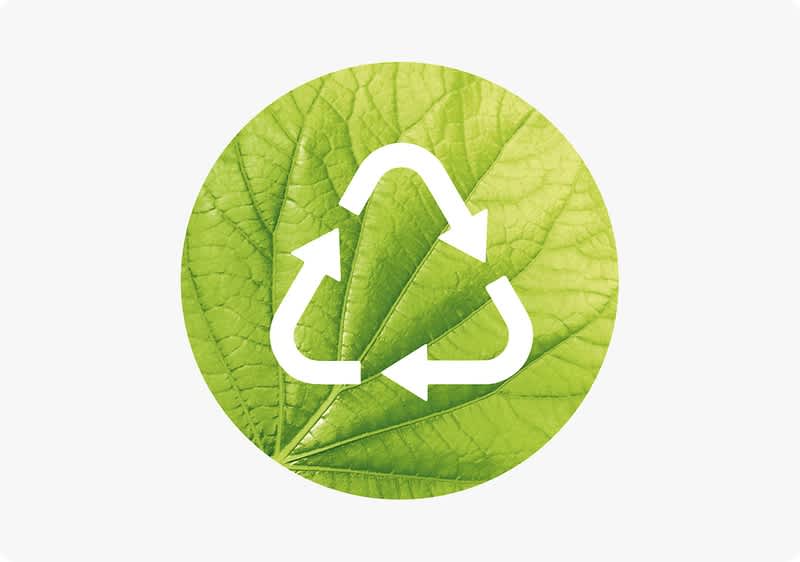 Garnier arbeitet zunehmend mit recycelten Materialien.