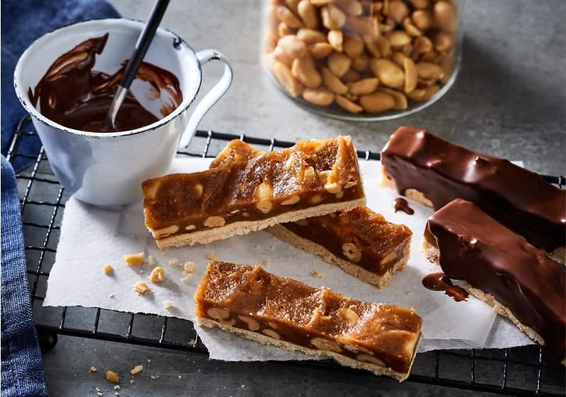 Vegane Erdnussriegel