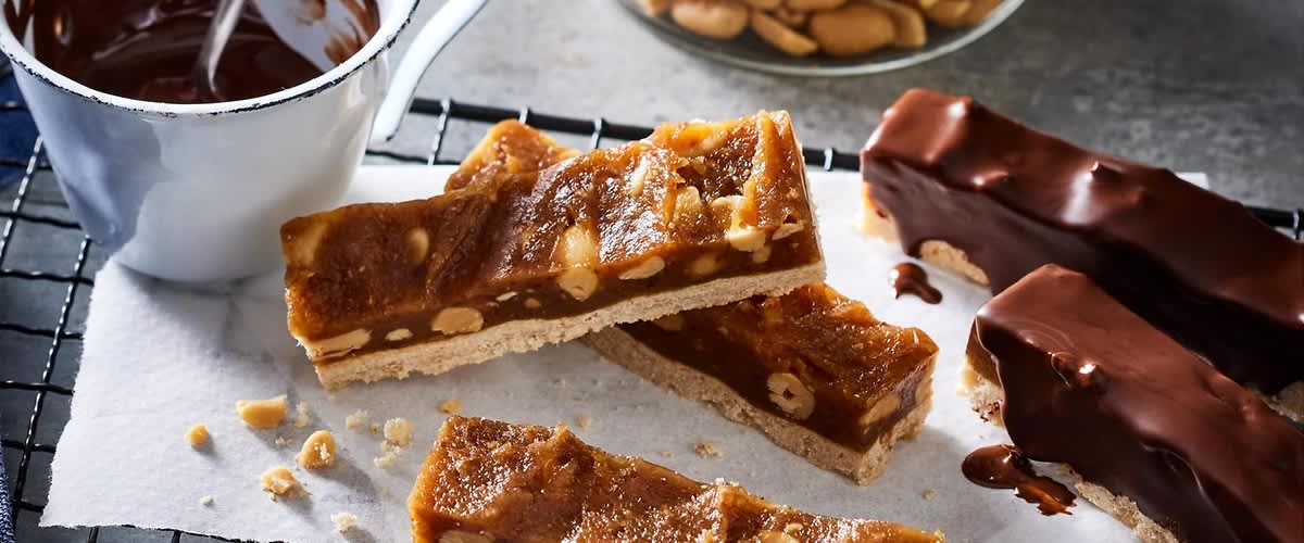 Vegane Erdnussriegel