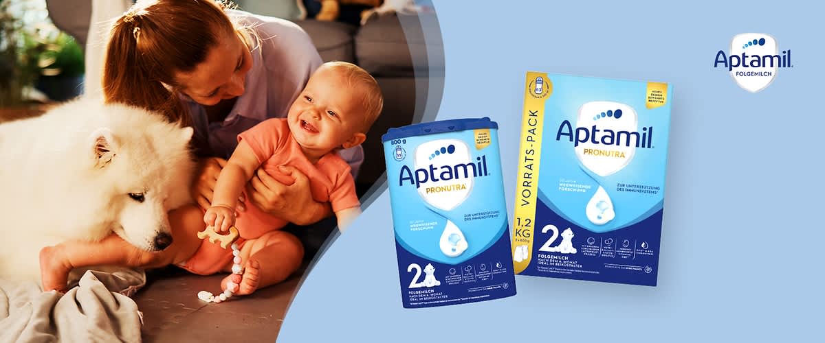 Aptamil Folgemilch Verpackungen
