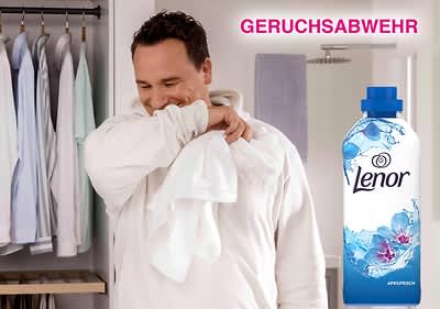 Lenor bietet Dir himmlische Weichheit.