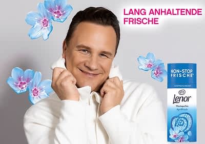 Lenor bietet Dir lang anhaltende Frische.