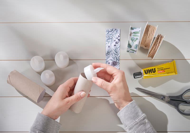 Kerzen-Set Anleitung Schritt 1