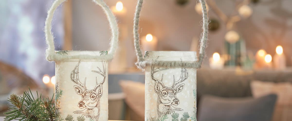 Kreative Windlichter