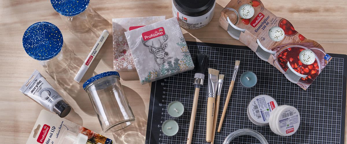 Windlichter Material