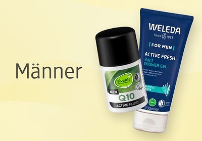 Naturkosmetik Männer Teaserbild