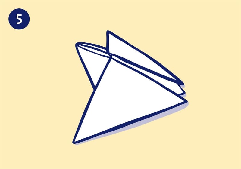 Serviette Schmetterling 