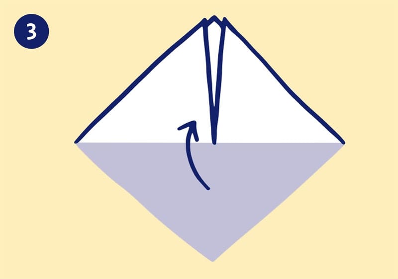 Serviette Schmetterling 