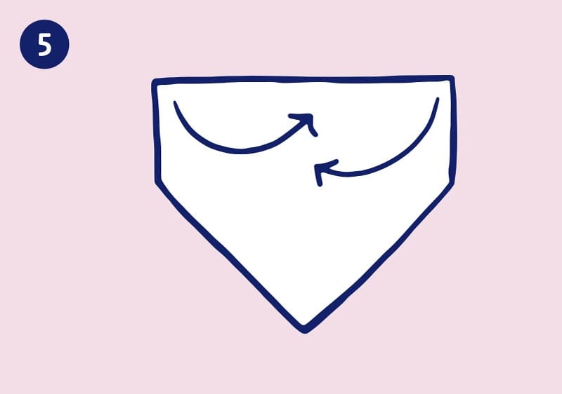 Serviette Rose