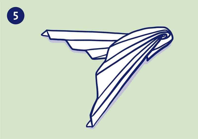 Serviette Palmwedel