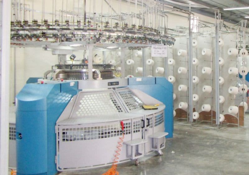 Garn und Stoffproduktion