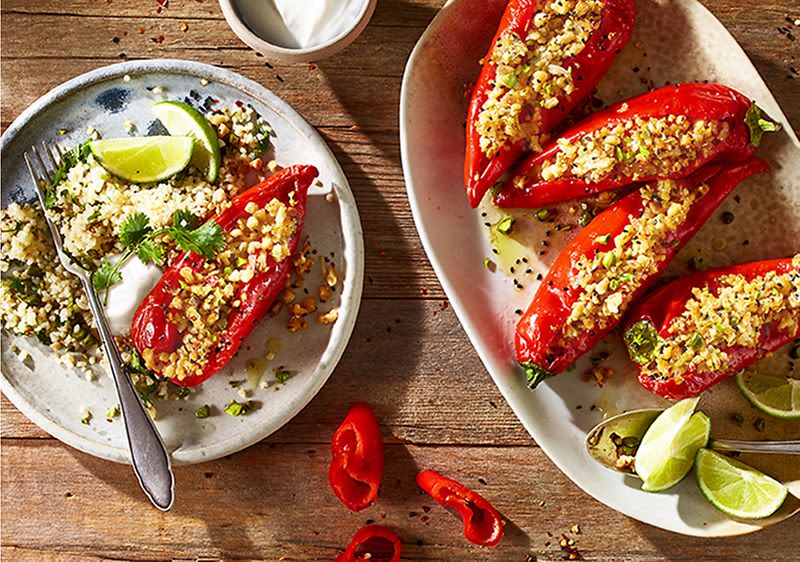 Gefüllte Spitzpaprika