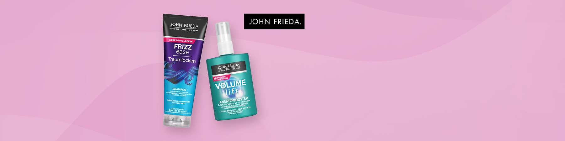 John Frieda bietet Haarpflege für jeden Typ.
