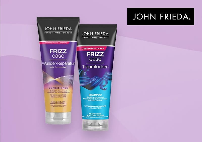 Greife bei störrischem Haar zu John Frieda Frizz Ease.