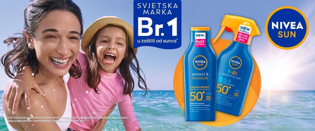 NIVEA SUN – svjetski broj 1 u zaštiti od sunca