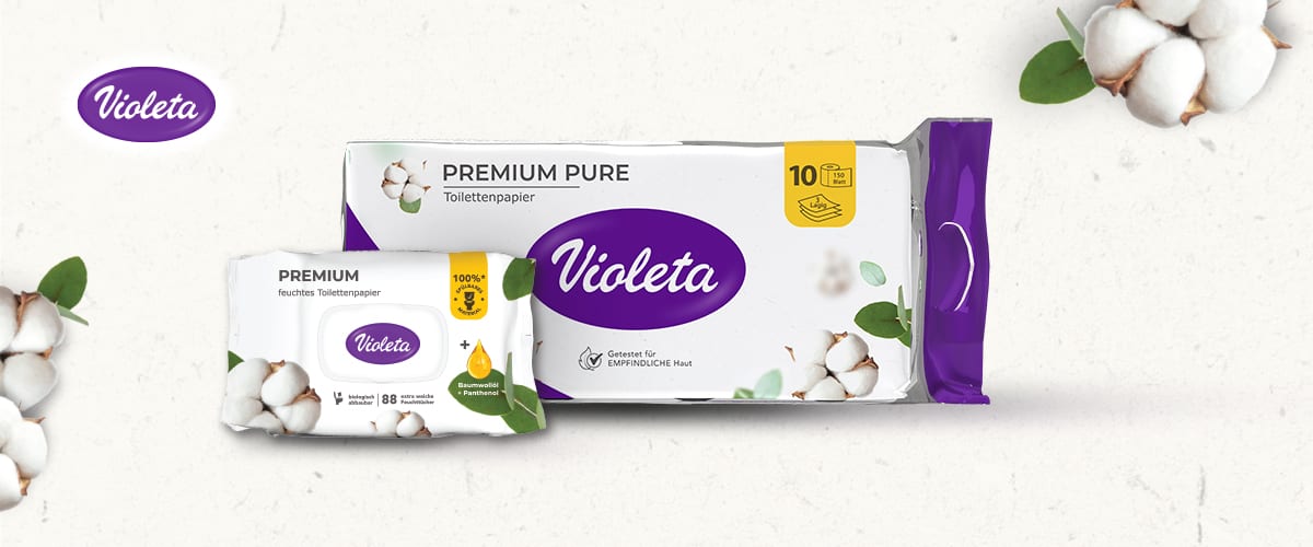 Violeta toaletni papir