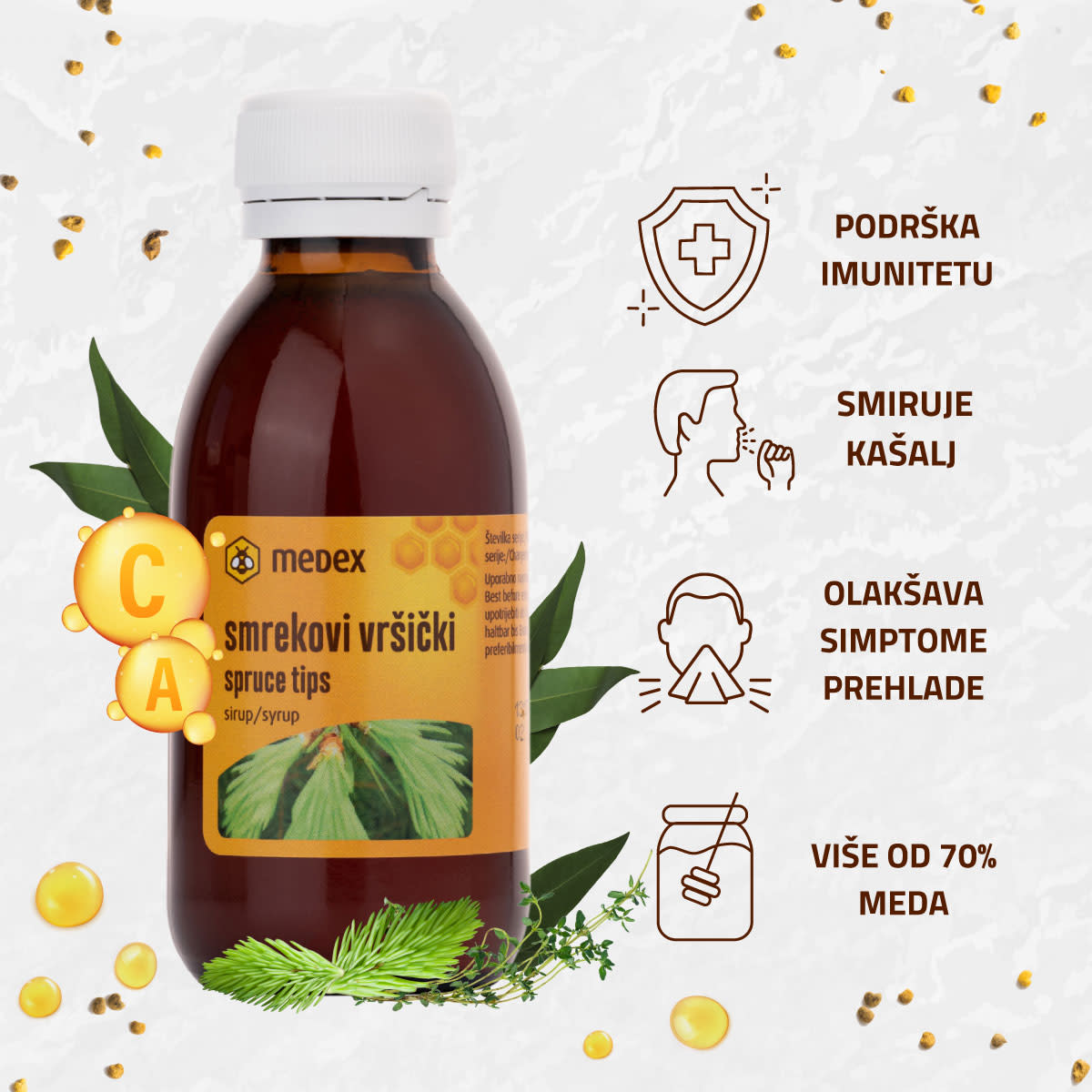 medex sirup smrekovi vršci