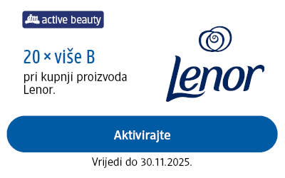 kupon: 20 x više bodova pri kupnji proizvoda Lenor