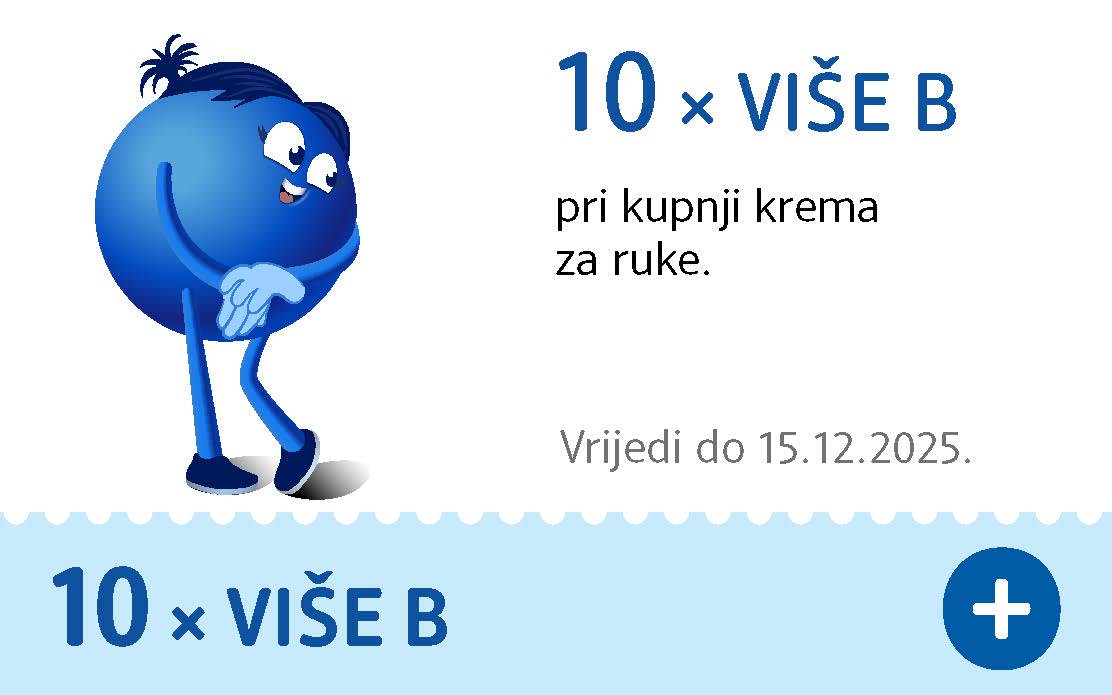 kupon: 10x VIŠE bodova pri kupnji krema za ruke