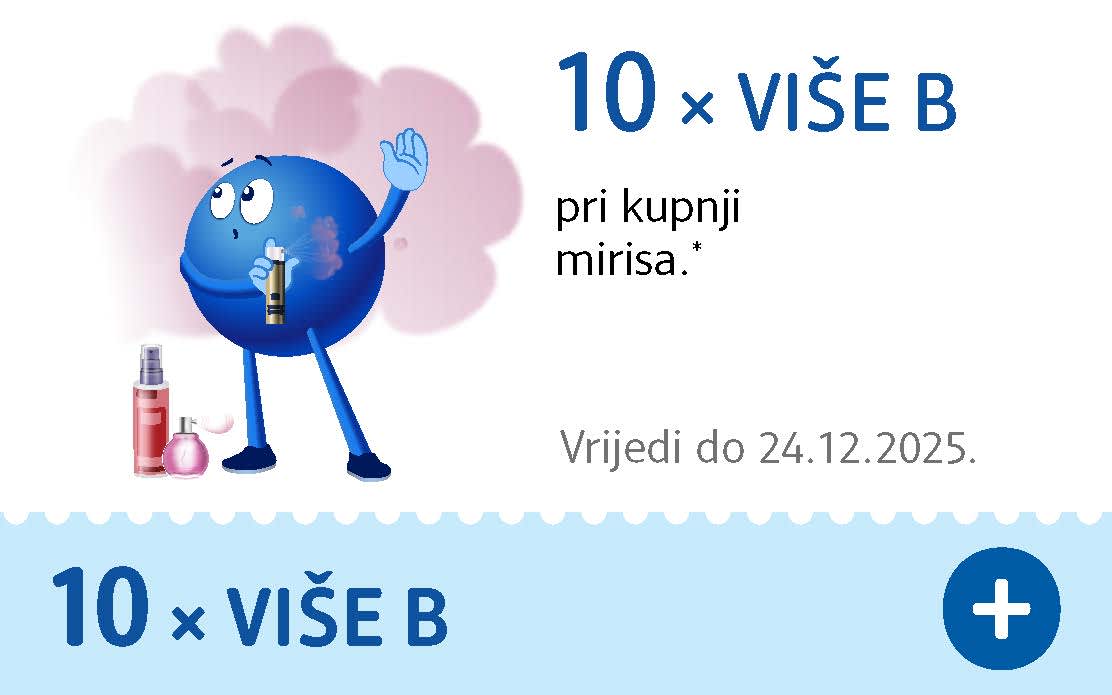kupon: 10x VIŠE bodova pri kupnji mirisa