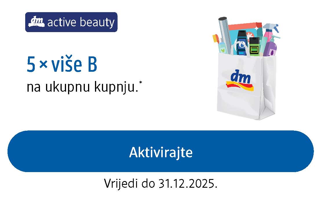 kupon: 5x VIŠE bodova na ukupnu kupnju