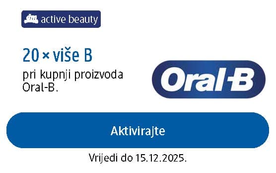 kupon: 20x VIŠE bodova pri kupnji proizvoda Oral-B