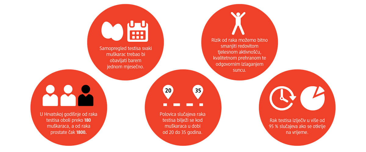 Rak prostate i testisa u Hrvatskoj - Infografika