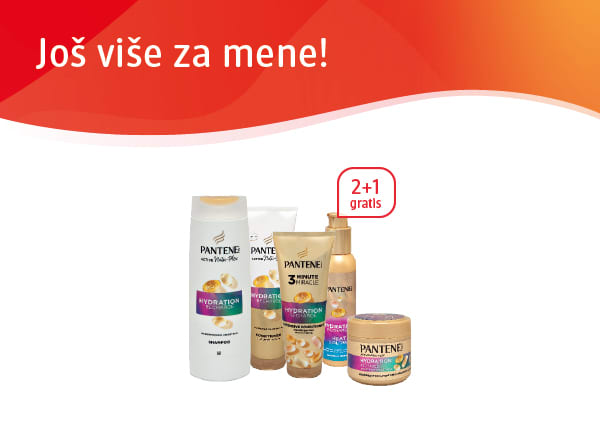 2+1 gratis za sve proizvode PANTENE