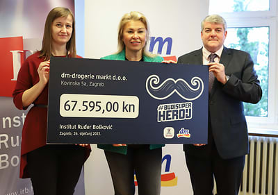 Donacija dm-a u iznosu od 67.595 kuna za nastavak istraživanja raka prostate