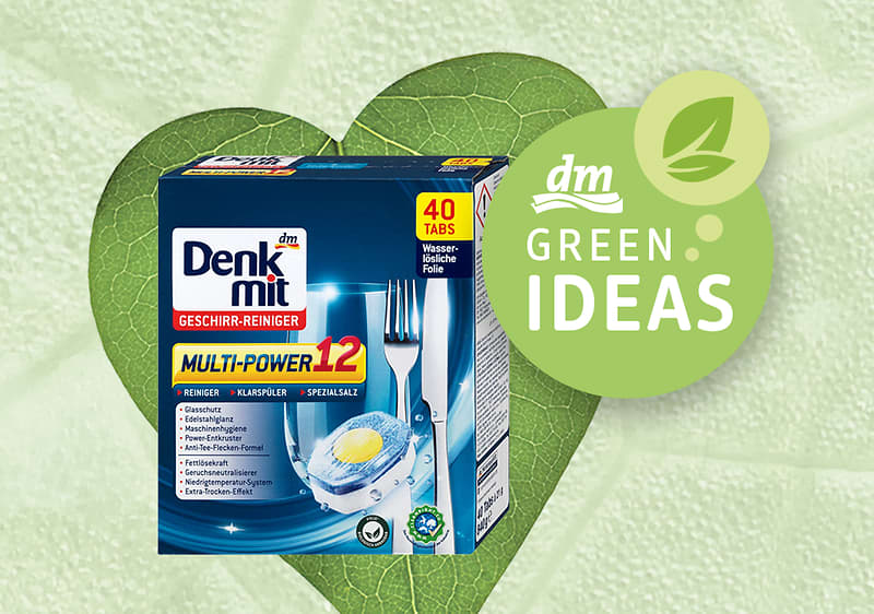 dm-green ideas - Denkmit Multi-Power 12 tablete za strojno pranje posuđa