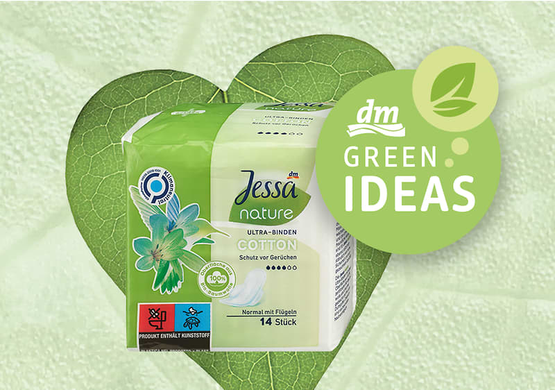 dm Green Ideas - Jessa nature Ultra higijenski ulošci s krilcima