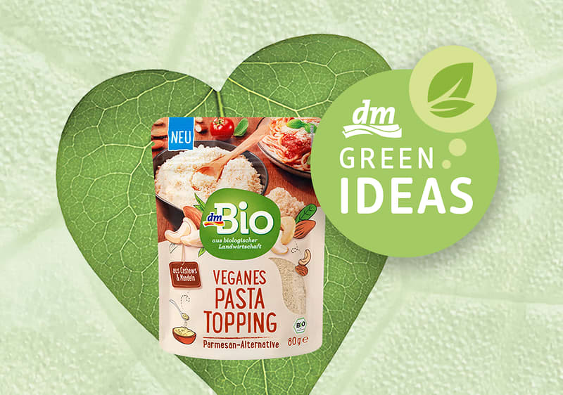 dm Green Ideas - dmBio veganska zamjena za parmezan