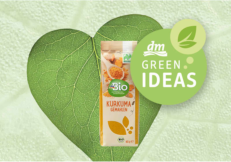 dm Green Ideas - dmBio kurkuma