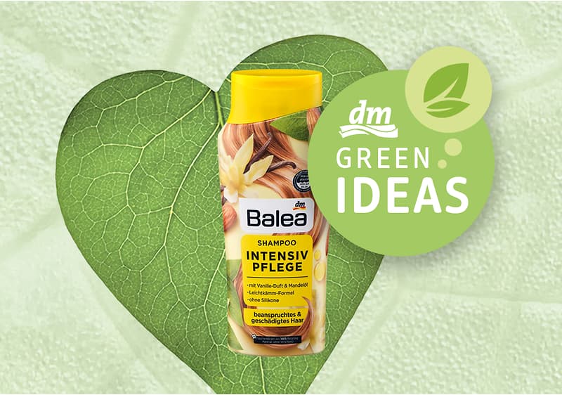 dm Green Ideas - Balea šamponi bez silikona