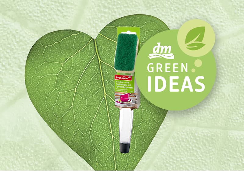 dm green ideas - Profissimo spužva s dozatorom sredstva za pranje posuđa