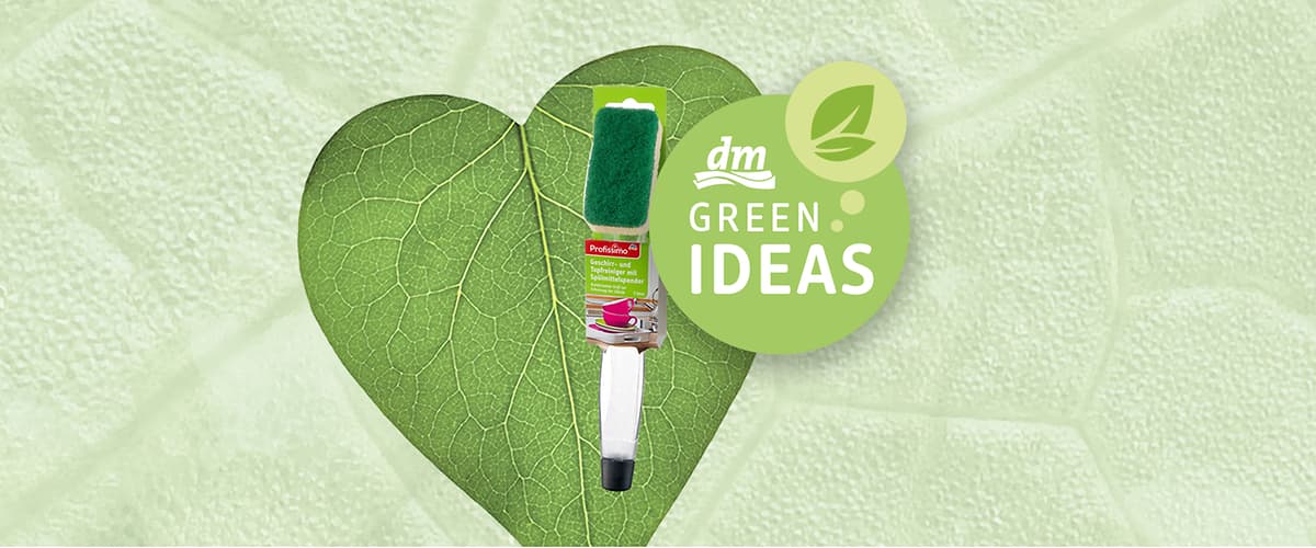 dm green ideas - Profissimo spužva s dozatorom sredstva za pranje posuđa