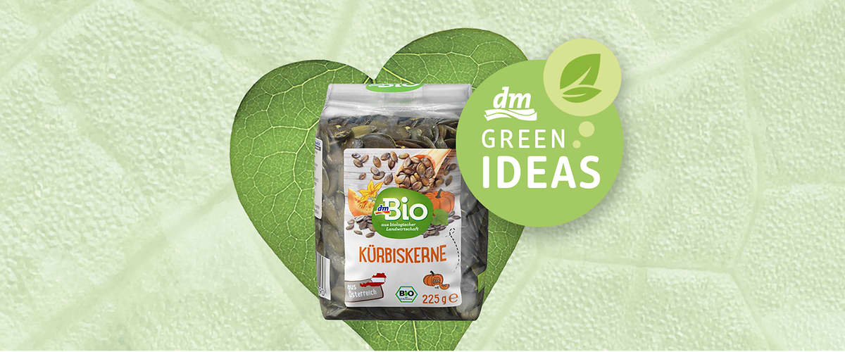 dm green ideas -  dmBio koštice bundeve