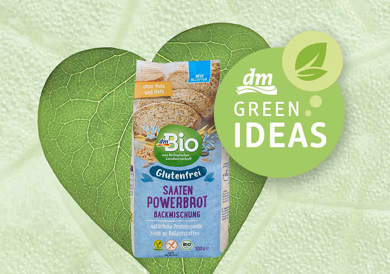 dm green ideas - dmBio mješavina za kruh sa sjemenkama bez glutena