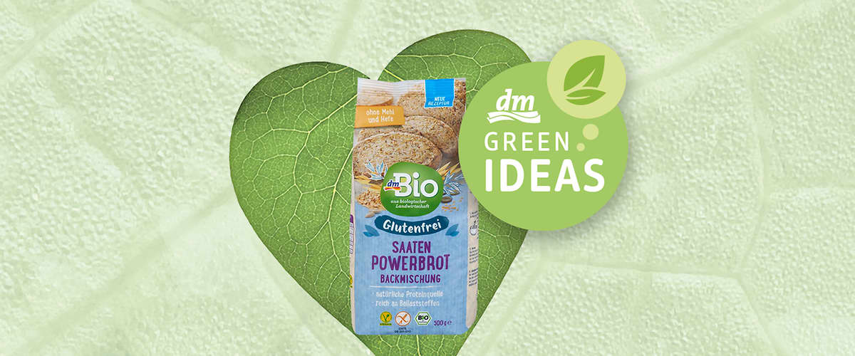 dm green ideas -  dmBio mješavina za kruh sa sjemenkama bez glutena