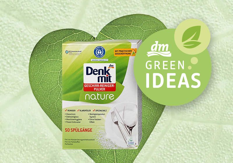 dm green ideas -  Denkmit nature deterdžent za pranje posuđa u prahu