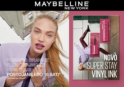 MAYBELLINE NEW YORK -  Super Stay Vinyl Ink tekući ruž
