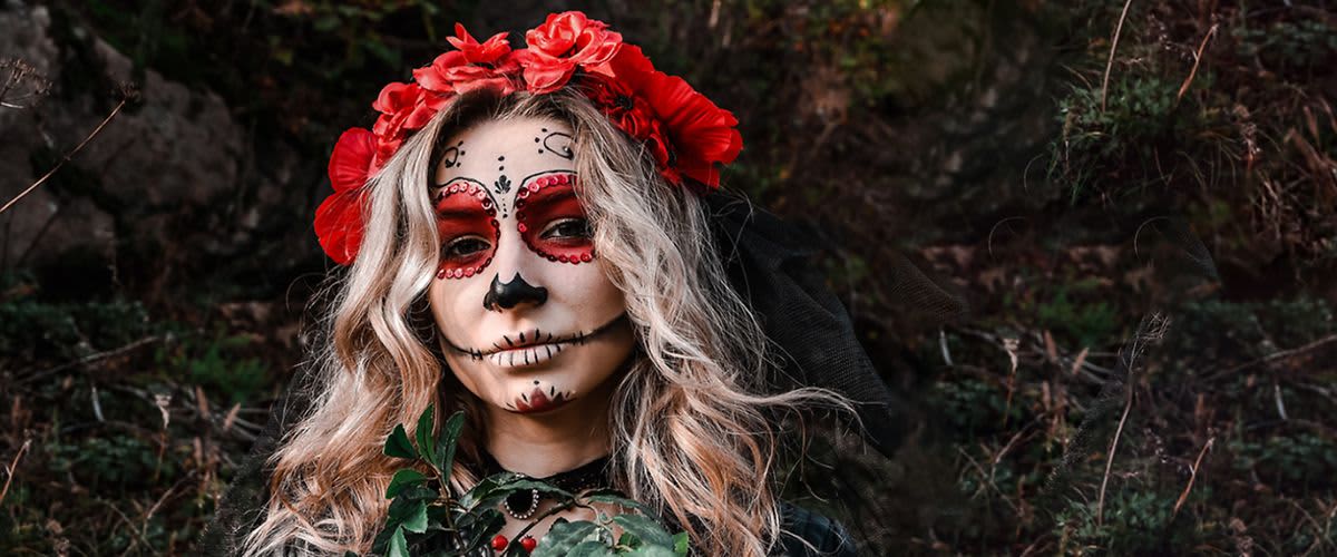 Sugar Skull make up look